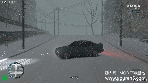 GTA4下雪mod