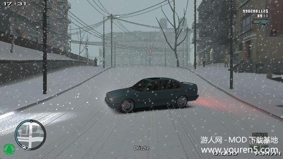 GTA4下雪mod