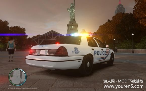 GTA4华盛顿特区警察局警车(ELSV8警车v4.0)