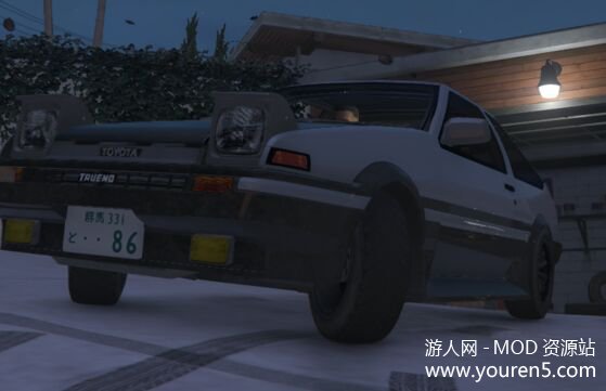 gta5汽车AE86mod